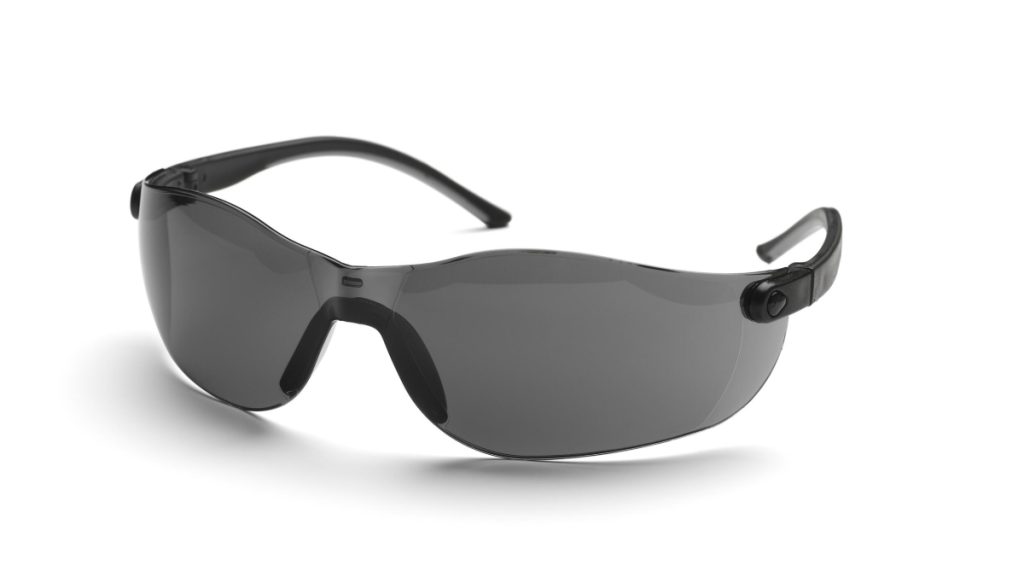 A pair of black sunglasses eyewear.